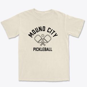 Mound City Missouri Pickleball Premium Heavyweight T-shirt
