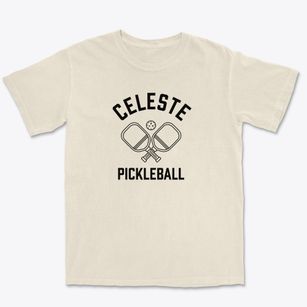 Celeste Texas Pickleball Premium Heavyweight T-shirt