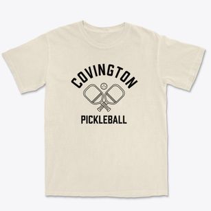 Covington Oklahoma Pickleball Premium Heavyweight T-shirt