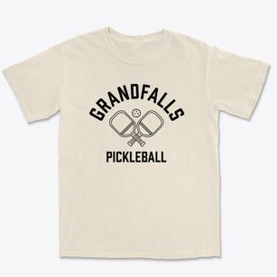 Grandfalls Texas Pickleball Premium Heavyweight T-shirt