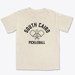 South Cairo New York Pickleball Premium Heavyweight T-shirt