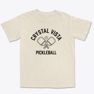 Crystal Vista Illinois Pickleball Premium Heavyweight T-shirt