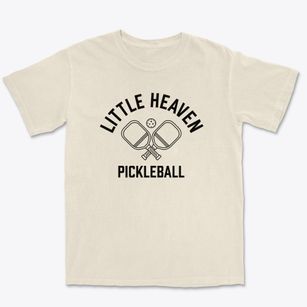 Little Heaven Delaware Pickleball Premium Heavyweight T-shirt