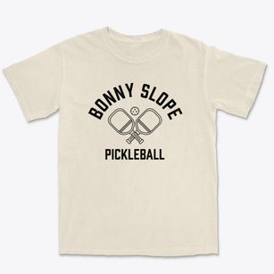 Bonny Slope Oregon Pickleball Premium Heavyweight T-shirt