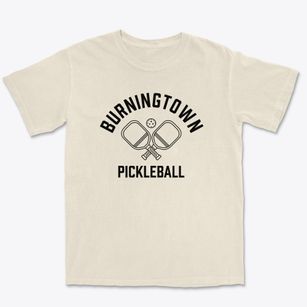 Burningtown North Carolina Pickleball Premium Heavyweight T-shirt