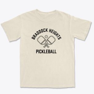 Braddock Heights New York Pickleball Premium Heavyweight T-shirt