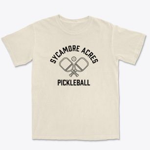 Sycamore Acres Maryland Pickleball Premium Heavyweight T-shirt