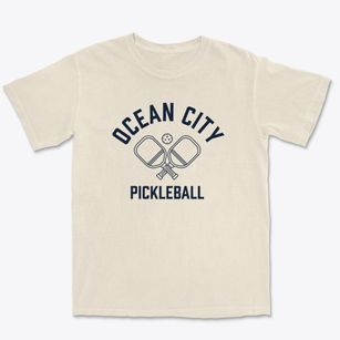 Ocean City Maryland Pickleball Premium Heavyweight T-shirt