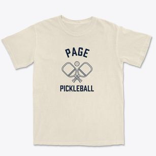 Page Oklahoma Pickleball Premium Heavyweight T-shirt