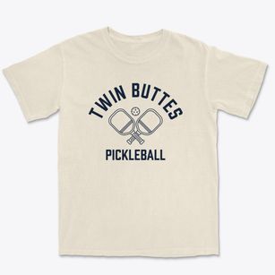 Twin Buttes Arizona Pickleball Premium Heavyweight T-shirt