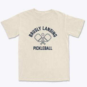 Brusly Landing Louisiana Pickleball Premium Heavyweight T-shirt