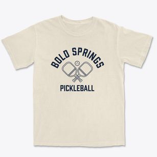 Bold Springs Georgia Pickleball Premium Heavyweight T-shirt