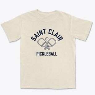 Saint Clair Pennsylvania Pickleball Premium Heavyweight T-shirt