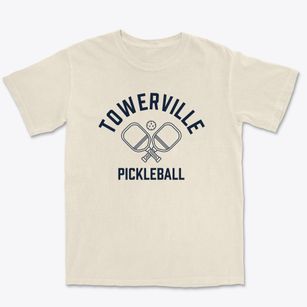 Towerville New York Pickleball Premium Heavyweight T-shirt