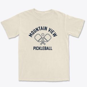 Mountain View North Carolina Pickleball Premium Heavyweight T-shirt