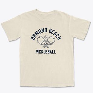 Ormond Beach Florida Pickleball Premium Heavyweight T-shirt
