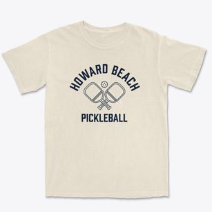 Howard Beach New York Pickleball Premium Heavyweight T-shirt