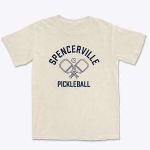 Spencerville Ohio Pickleball Premium Heavyweight T-shirt
