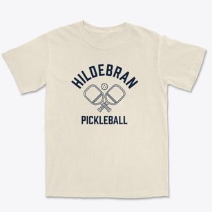 Hildebran North Carolina Pickleball Premium Heavyweight T-shirt