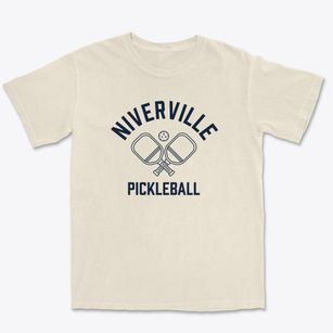 Niverville New York Pickleball Premium Heavyweight T-shirt