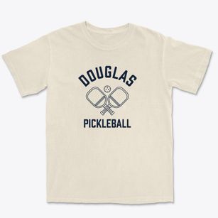 Douglas Michigan Pickleball Premium Heavyweight T-shirt
