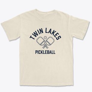 Twin Lakes New Mexico Pickleball Premium Heavyweight T-shirt