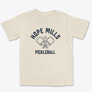 Hope Mills North Carolina Pickleball Premium Heavyweight T-shirt