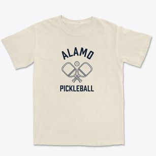 Alamo North Dakota Pickleball Premium Heavyweight T-shirt