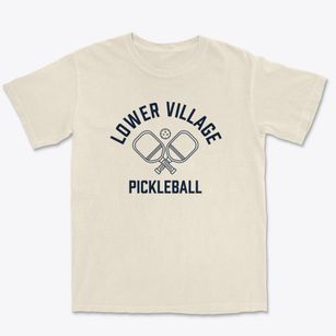 Lower Village New Hampshire Pickleball Premium Heavyweight T-shirt