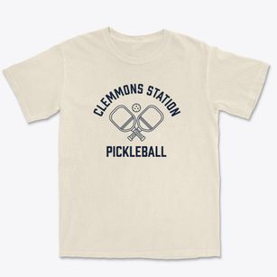 Clemmons Station North Carolina Pickleball Premium Heavyweight T-shirt