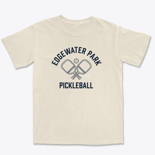 Edgewater Park New York Pickleball Premium Heavyweight T-shirt