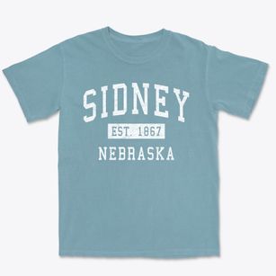 Sidney Nebraska Classic Established Premium Heavyweight T-shirt