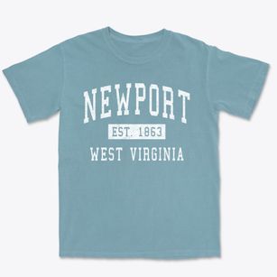 Newport West Virginia Classic Established Premium Heavyweight T-shirt