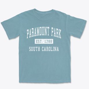 Paramount Park South Carolina Classic Established Premium Heavyweight T-shirt