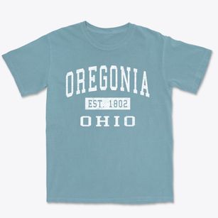Oregonia Ohio Classic Established Premium Heavyweight T-shirt