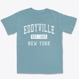 Eddyville New York Classic Established Premium Heavyweight T-shirt