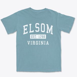 Elsom Virginia Classic Established Premium Heavyweight T-shirt