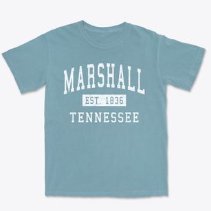 Marshall Tennessee Classic Established Premium Heavyweight T-shirt