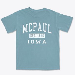 Mcpaul Iowa Classic Established Premium Heavyweight T-shirt