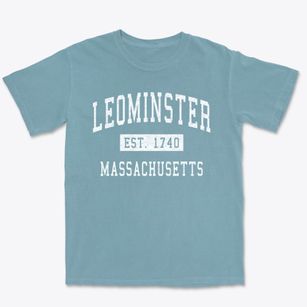 Leominster Massachusetts Classic Established Premium Heavyweight T-shirt