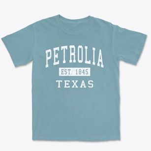 Petrolia Texas Classic Established Premium Heavyweight T-shirt