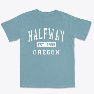 Halfway Oregon Classic Established Premium Heavyweight T-shirt