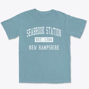 Seabrook Station New Hampshire Classic Established Premium Heavyweight T-shirt