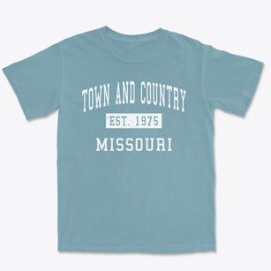 Town And Country Missouri Classic Established Premium Heavyweight T-shirt