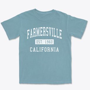Farmersville California Classic Established Premium Heavyweight T-shirt