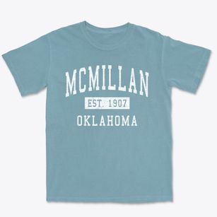 Mcmillan Oklahoma Classic Established Premium Heavyweight T-shirt
