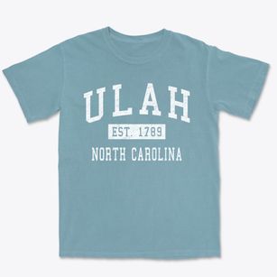 Ulah North Carolina Classic Established Premium Heavyweight T-shirt