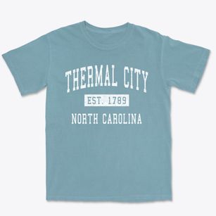 Thermal City North Carolina Classic Established Premium Heavyweight T-shirt