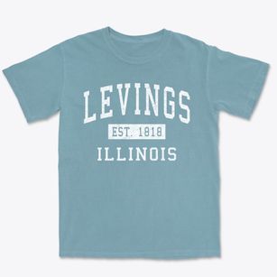 Levings Illinois Classic Established Premium Heavyweight T-shirt