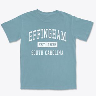 Effingham South Carolina Classic Established Premium Heavyweight T-shirt